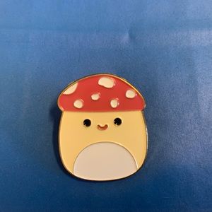 Malcolm the Mushroom Lapel Pin